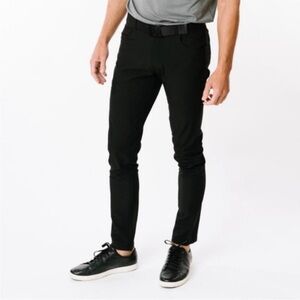 Zyia men’s black slim‎ fit athletic pants size medium